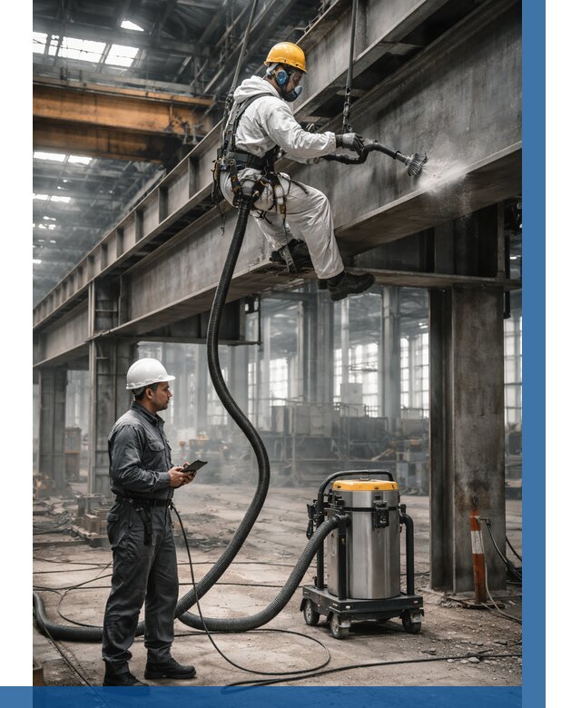 Обеспыливание конструкций в цехе в Орле от 4252 р. | ВЫСОТНИК-Орл