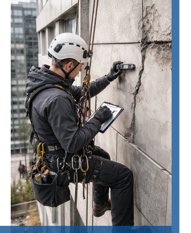 Обследование фасада альпинистами в Орле от 121 р. | ВЫСОТНИК-Орл