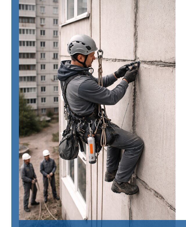Обследование межпанельных швов и герметизация в Орле