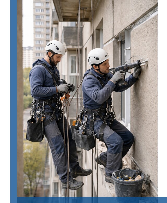 Промышленные альпинисты высотные работы и монтаж в Орле